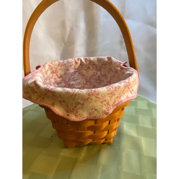 Vintage, Longaberger, Horizon of Hope Basket, Small Basket wLiner Protector 2001 - Picture 3 of 13